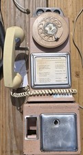 Vintage 1950’s Payphone Pink In Good Condition, Working Phone Whrn Last Used picture
