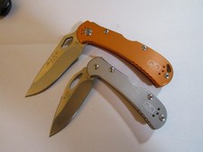 (LOT-2) U.S.A.-BUCK #722 &726--ORANGE-SPITFIRE & MINI-SPITFIRE (NEW-OTHER) picture