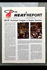 The Heat Report Issue No. 14 Aug/Sep 1989 Miami Heat Newspaper picture