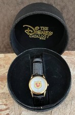 Vtg 90s The Disney Catalog Mickey Mouse Coat of Arms Royal Crest Watch Case Box picture
