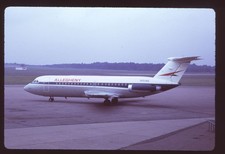 Dupe 35mm airline slide Allegheny Airlines BAC 111-203AE N1546 picture
