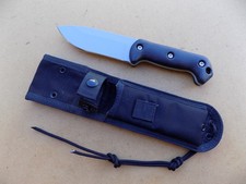 Vintage Original Becker BK2 Fixed Blade Knife Eagle USA Sheath picture