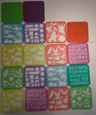 Vintage Mixed Lot of 18 Tupperware Stencils 1987 And 1990 Tuppertoys  picture