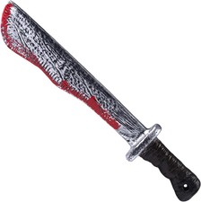 Spooktacular Creations Halloween Fake Machete Prop, Plastic Machete Knife, Fake picture