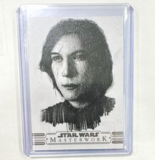 2025 Topps Star Wars Masterwork Kylo Ren Sketch by Andrew Fry picture