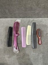 Vintage Set of Combs Purse Pocket Combs One Small Brush picture