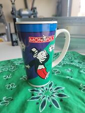 1999 Hasbrro Mr Monopoly Banker Tall Coffee Tea Latte Mug Cup Design Pac picture
