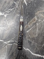 Vintage 1972 8 Dot Case XX USA 6185 Doctors Knife Delrin Handles Single Blade picture