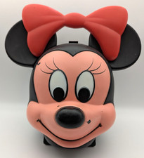 Aladdin Disney 1989 Minnie Mouse Head Lunch Box and Thermos picture