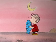 PEANUTS animation Cel Production Art Charles Schulz Comic Strips Linus Vtg I7 picture