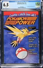 Nintendo Pokemon Power #4 - CGC 6.5 - WP - Zapdos - 1998 picture