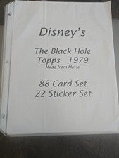 Topps 1979 The Black Hole Complete Card Set 88 Cards + 22 Stickers And 1 Wrapper picture