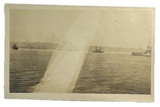 Antique RPPC WWI Era Military Ships Boats picture