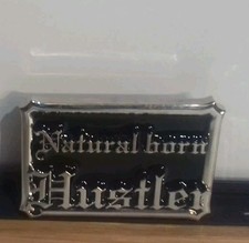 Natural Born Hustler Belt Buckle picture