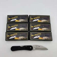Frost Cutlery Mr. MAJESTIC Lockback FOLDER Black 3 7/8