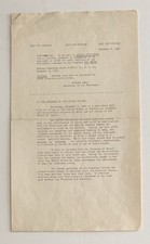 1941 FDR “Day of Infamy” Speech – ORIGINAL Press Release Copy picture