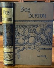 Antique Decorative Book 1888 First Edition Ornate Gilt Binding Horatio Alger picture