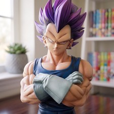 Dragon Ball Super Ultra Ego Vegeta Action Figure Anime Manga Statue Model Gift picture