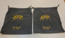 Vintage pair of Moscow Marriott Royal Hotel Shoeshine Bag - 13.75 x 12.5 inches picture