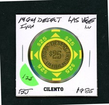 Vintage $25.00 MGM Desert Inn Las Vegas, Nevada Casino Chip picture
