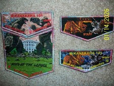 Lodge 101 Mikanakawa 2026 National Jamboree 4-piece flap set picture