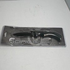 Scipio Tactical YK2191 Folding Pocket Knife Black 3.5