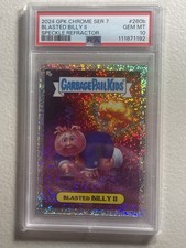 2024 topps chrome gpk series 7 Blasted Billy /299 Speckle Refractor PSA 10 picture
