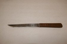 VINTAGE Made in USA 10.5 inch Carbon Steel Chefs/Kitchen KNIFE picture