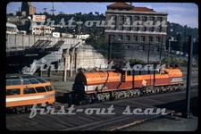 R DUPLICATE SLIDE - Milwaukee Road MILW E-2 Bi-Polar Electric Scn Seattle 1950 picture