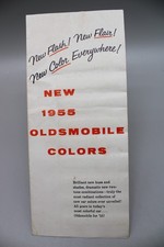 1955 Olds Oldsmobile Colors Sales Brochure Booklet Catalog Old original picture