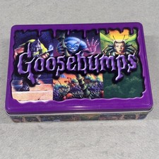 Retro Goosebumps Tin R.L. Stine Books Set of 5 Scholastic Horror Series 90s picture