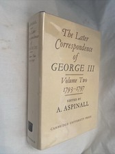 The Later Correspondence of George III. Volume Two 1793-1797 exlib good/good picture