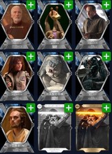 Topps Star Wars Baylan Skoll Iconic 26 Force Lightning Workbench Lot of 10 picture