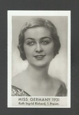 1933 THE WORLDS MOST BEAUTIFUL WOMEN RUTH INGRID RICHARD GERMANY 1931 NM/MT picture