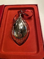 Waterford Lismore Bauble Ornament 2013 Silverplated & Bejeweled #159766 New picture