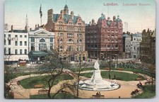 Edwardian London Leicester Square E.F.A. Series Vintage Postcard c1900s picture
