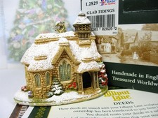 Lilliput Lane Ornament Glad Tidings 2005 Deed In Box  picture