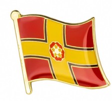 NORTHAMPTONSHIRE : County Flag Enamel Lapel Pin Badge picture