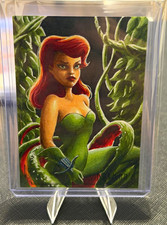 Upper Deck Batman The Animated Series Poison Ivy Sketch 1/1 Artist David J Duke picture