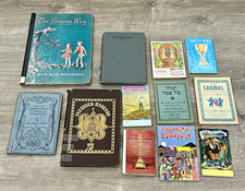 Vintage Judaica Book Lot Passover Haggadahs & The Singing Way Judaism picture