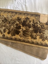 Vintage Antique Victorian Edwardian Chair Velvet Border Fabric N.O.S. picture