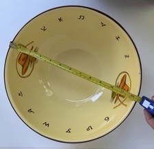 Vintage Rare 12 Inch Monterrey Western Ware Enamel Serving Bowl picture