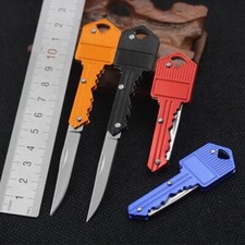 6PCS Portable Pocket Knife Key Shape Mini Key Chain Survival Key Chain Knife picture