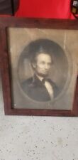 1900's Wood Framed Portrait of Abraham Lincoln 24 X 21