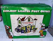Vintage 1998 Looney Tunes Christmas Village Post Office picture