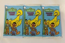 Vintage 1992 Impel Sesame Street Unopened Sealed Packs (Lot of 3) 10 cards/pack picture