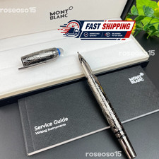 Rare MONTBLANC Star Walker Sterling Silver Rollerball Full Gift Vip💎 picture