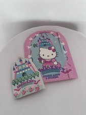 Vtg 2002 Hello Kitty Sanrio Princess Sticker Album Book Castle Notepad Set Y2K picture