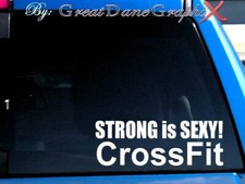 Strong is Sexy -CrossFit -Vinyl Decal Sticker -Color Choice -HIGH QUALITY picture