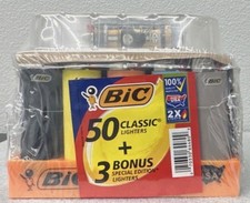 BIC Classic Lighters 50 Pack Multicolor (2 for $85) (+3 BONUS) picture